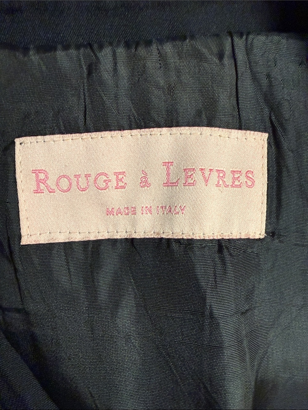 Vintage Rouge à Levres Made in Italy Belted Swing Coat Sz 44 (10/12)